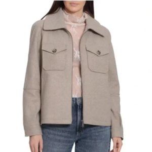 NWOT Avec Les Filles Zip Front Shirt Jacket